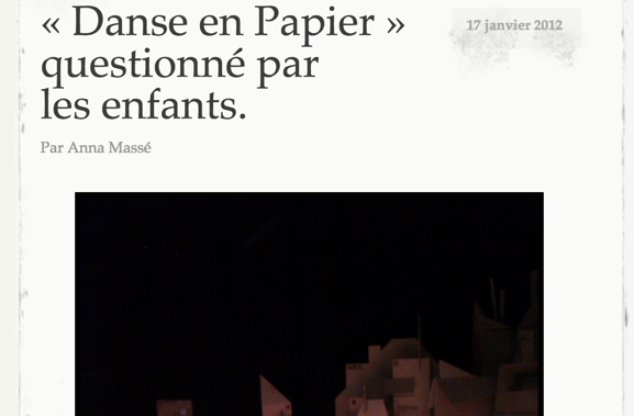 PRESSE Transe en Danse